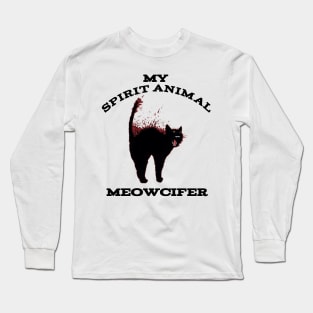 Meowcifer Long Sleeve T-Shirt